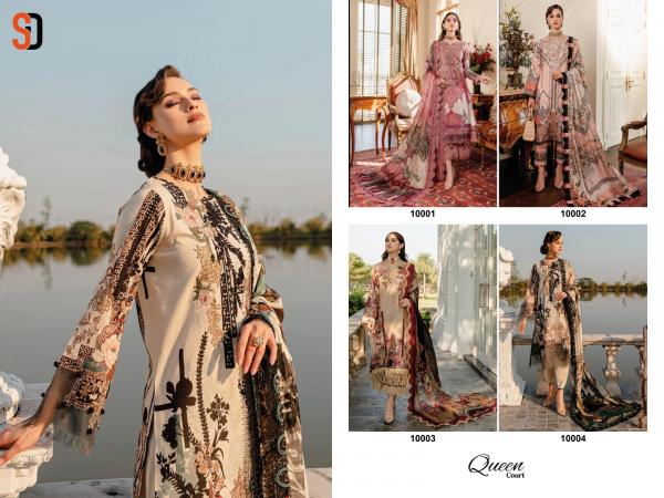 Shraddha Queen Court Cotton Dupatta Pakistani Suit Collection